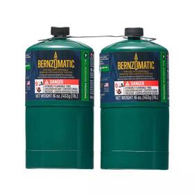 Bernzomatic 313056729789 1 Lb. All-purpose Propane Gas Cylinder 2-pack