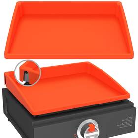 Kldr-17 Bessio Silicone Griddle Mat Cover For Blackstone - 17 Inch True Orange