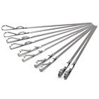 Bf01 Bearmoo Kabob Skewers Stainless Steel Bbq Barbecue Flat 613072870381