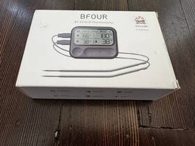 Bf-20 Bfour New Digital Meat Thermometer For Grilling And Smoking 2 Channels