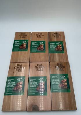 116307 Big Green Egg Lot Of 6 Western Red Cedar Grilling Planks 2pk Free Shipping
