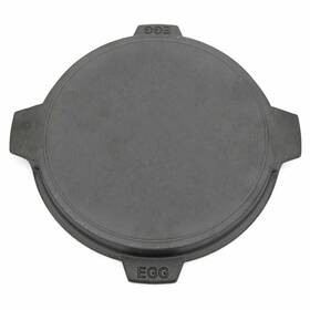 117656 Big Green Egg Ig 14 Inch Cast Iron Dual-sided Plancha Griddle For Xl/l/2xl Eggs