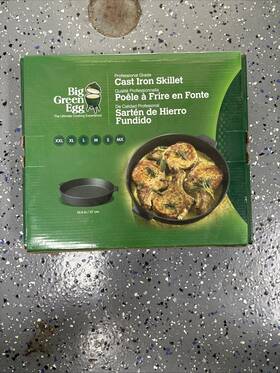 120144 Big Green Egg Skillet - Cast Iron Sku