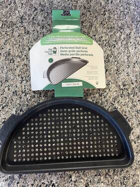 120717 Big Green Egg Half Moon Perforated Cooking Grid