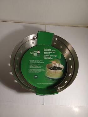 122650 Big Green Egg Mx Stainless Steel Fire Bowl #122650 Open Box