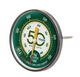 128515 Big Green Egg 50th Anniversary External Temperature Gauge Steel/glass
