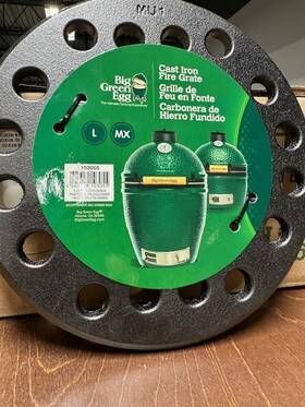 Big Green Egg 665719103055 Cast Iron Fire Grate-large/minimax