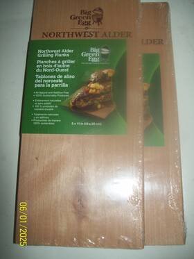 Big Green Egg 665719116291 2 Northwest Alder Grilling Planks 2pk 5 X 11
