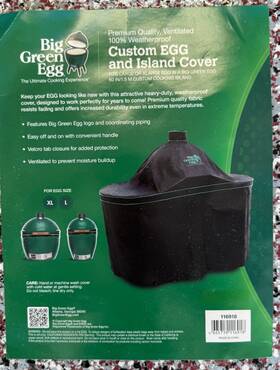 Big Green Egg 665719126474 Custom Island Cover