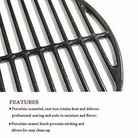 7287539 Big Green Egg Bbq Cooking Grate 18 3/16 Inch For Large Vision Grill Kamado Charcoal