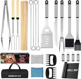 Birald 313103782798 Grill Tools 122pcs Grilling Gifts For Men Fathers Day Christmas Set