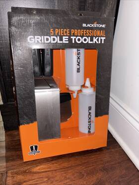 5230 Blackstone Stainless Steel Silver Griddle Tool Set 5 Pc