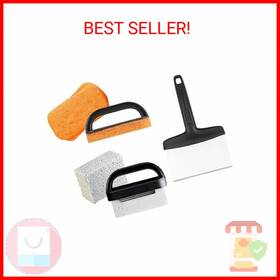 Blackstone 717604050606 5060 Professional 8-piece Griddle Cleaning Kit Stainless Steel Blac