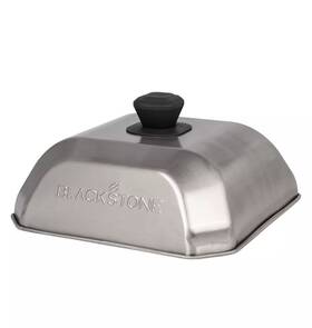 Blackstone 717604055557 Stainless Steel Basting Cover 10x10 Heavy Duty Cooking Dome