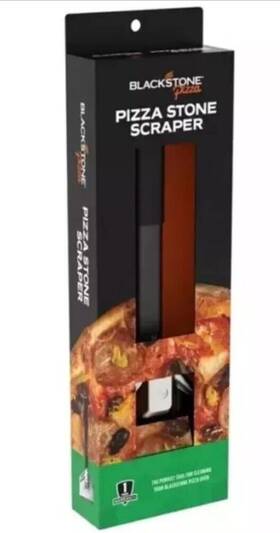 Blackstone 717604058879 19 Inch Pizza Stone Scraper With Dough Bubble Popper 1-piece New