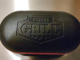 Blackstone/expert Grill 717604054376 Griddle Press Large And Siliver/ Black Stainless Steel