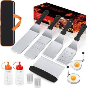Blingco 313115817860 Griddle Accessories Kit Exclusive Tools Spatulas Set For Blackstone