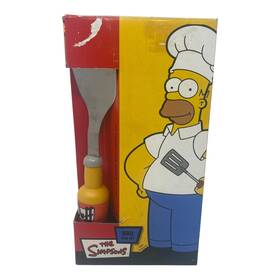 Blue Ridge International 014708770394 The Simpsons Duff Bbq Tool Set Homer 2003 Fork Tongs Spatula Vintage New
