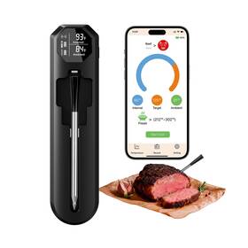 Dt-131 Blueswan Wireless Smart Digital Bluetooth Meat Thermometer 820 Ft R... Fast Ship