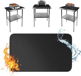Boribim 313028687680 Under Grill Mat For Outdoor 24 X 31 Inchs Heat Resistant