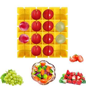 Grp-01 Bosgas Grape Slicer Cutter Strawberry Cherry Tomato Cutting 16 Yellow