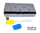Bpa2 Unbrand Barbeque Smoker Box Stainless Steel Wood Chip Smoke Brush