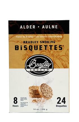 Btal24 Bradley Smokers Smoker Alder Wood Bisquettes For Grilling And Bbq 24 Pack