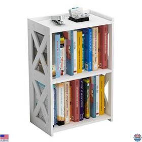 B08pdz19j3 Brand Aggice 3-tier Side Table Small Bookshelf And Nightstand For Bedroom Living Room White