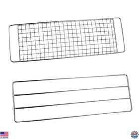 1807709p6md Brand Generic Premium Stainless Steel Grill Dispenser Pan And Kettle - Versatile Bbq Grate Rack
