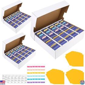 B0d8b44j41 Brand Shinwinly 3-pack Trading Card Storage Box 3900-count With 24 Dividers For Sports Cards