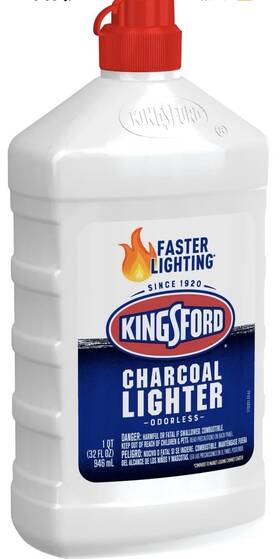 4460071175 Branded 6 Pack Kingsford Odorless 32-fl Oz 1 Quart Charcoal Lighter Fluid Lot Of