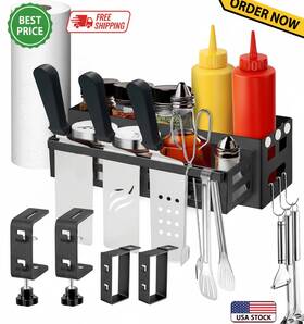 Branded 736542715873 Griddle Caddy Organizer For Blackstone 17 Inch /22 /28 /36 Bbq Grill Accessories
