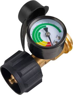 Branded 788362644437 Shinestar Universal Propane Tank Gauge For 5-20 Pound Lp Tanks Gas L