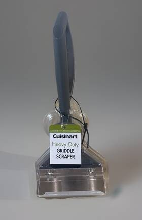 Ccb-500 Branded New Cuisinart Heavy-duty Griddle Scraper Stainless Steel Blade Black Handle 12 Inch