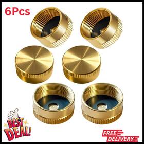 Pptc-brass-01 Branded 6pcs Solid Brass Propane Tank Cap - Universal For 1 Lb Refillable Cylind