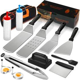 Dee-8964us Branded01 14pcs Griddle Accessories Kit Flat Top Grill Set For Blackstone And