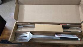 Br-304-gt Breeo Grilling Tool Set 26 Inch Outdoor Cooking Accessories Rubber Stainless Steel