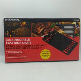 812-7228-s Brinkmann 039953526626 8 Inch Adjustable Cast Iron Gate Porcelain Coated Replacement