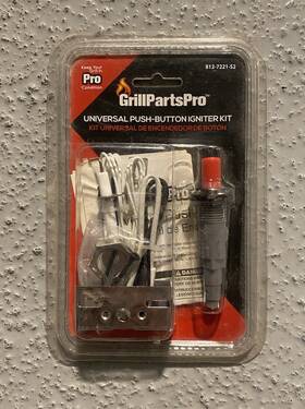 812-7221-s2 Brinkmann Grill Parts Pro Universal Push Button Igniter Kit New