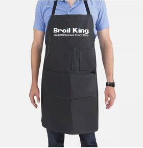 Bk60975 Broil King Waterproof Pvc Polyester Grilling Apron Black