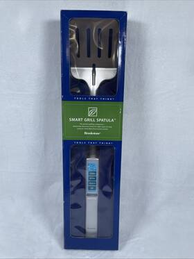 Brookstone 400003141951 New Smart Grill Spatula Digital Thermometer Grilling Fathers Day Gift