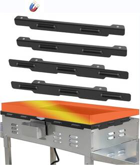Screen-36 Bsttek Upgraded Magnetic Wind Guards For Blackstone Griddle 36 Inch Stainless Steel Win