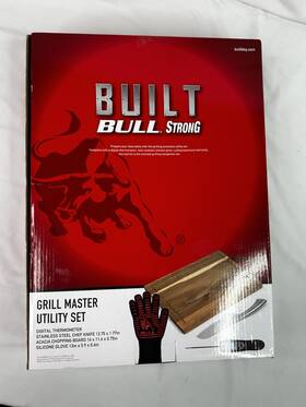 Bull 635835243973 Grill Master Utility Set 4 Piece New