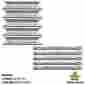 Burner01 Burner Gas Grill 5 Heat Plate Parts Kit Replacement Master Forge Outdoor Living 769033149543