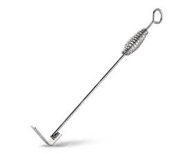 Byleey 607535832009 18 Inch Charcoal Grill Rake Parts Bbq Ash Tool Poker For Smoker. Cleaning Out