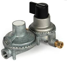 59007 Camco Double-stage Auto-changeover Propane Regulator For Rv - Multicolor