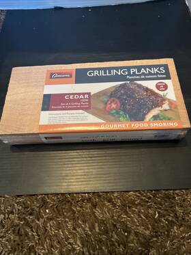 Camerons 035044010623 Cedar Grilling Planks Set Of 4 Food Safe Cookout Fish Steak Bbq