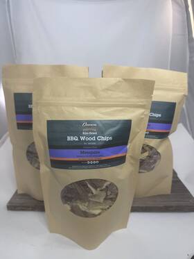 Camerons 035044010876 Bbq Wood Chips Mesquite 6 Lbs Kiln Dried Course Cut 7 Bags New