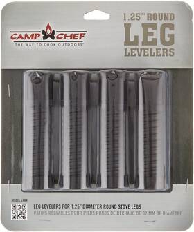 Camp Chef 313113759780 Leg Levelers Fits Most Stoves And Tables 4-pack Black