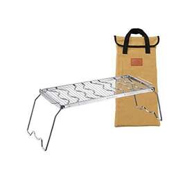 Camping Moon 589479477569 Campingmoon Folding Campfire Grill With Cooking Grid Grate 304 Stainless Stee